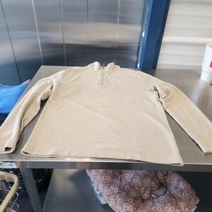 Van Heusen Men's Beige Half-Zip Sweater